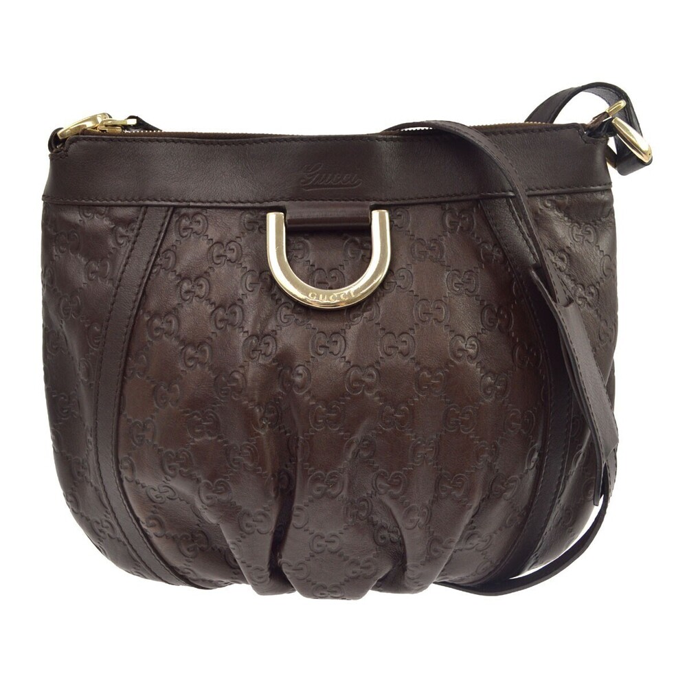 Gucci D Ring Messenger Guccissima Leather Small